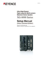 Modellreihe XG-8000 Einrichtungsanleitung Flächenkameras