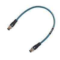 OP-88788 - M12, D-kodiert, Stecker / M12, D-kodiert, Stecker Ethernetkabel 0.3 m