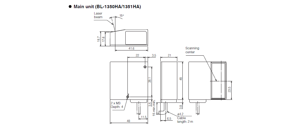 BL-1350 Dimension